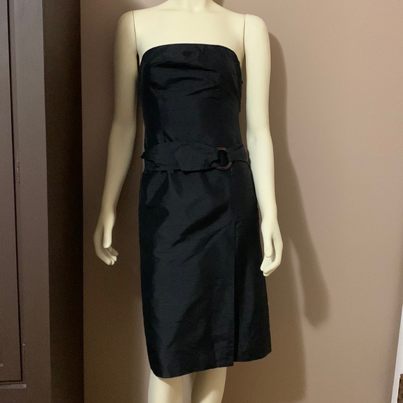 Banana Republic | Dresses | Banana Republic Strapless Black Silk Dress 00 |  Poshmark